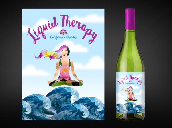 Liquid Therapy Wine Labels